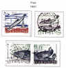 SCHWEDEN / SWEDEN / SVEZIA 1991 Fish  Gest / Used  / Usati - Used Stamps