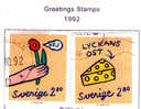 SCHWEDEN / SWEDEN / SVEZIA 1992 Greetings Stamps Gest / Used  / Usati - Used Stamps