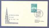 Hungary Magyar Posta DANIA 68 Stamp Exhibition Cover Airmail Stamp - Briefe U. Dokumente