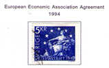 SCHWEDEN / SWEDEN / SVEZIA 1994 Euro Economic Association Agreement  Gest / Used  / Usati - Oblitérés