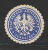 DEUTSCHSLAND PREUSSEN GERMANY PRUSSIA Siegelmarke Koeniglich Preussisches Amtsgericht - Tennstedt - Seals Of Generality