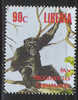 Q880.-.LIBERIA .-. 1993 .-. SCOTT #: 1160f  MNH .-. CHIMPANZES / CHIMPANCES. - Chimpancés