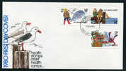 NOUVELLE-ZELANDE 1er JOUR FDC 1980 POUR ENFANCE ENVIRONNEMENT MER Y&T 774 - 776 - FDC