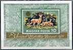 Hungary 1971 Sc C313 Mi Block 82A MNH Hunting Type World Exhibition. - Unused Stamps
