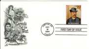 USA FDC 1994 Bat Masterson Frontiersman American West Militaria Horse Horses - 1991-2000