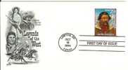 USA FDC 1994 Jim Beckwourth American West Explorer  Mountain Man Horse Horses - 1991-2000