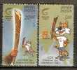 India 2010 Commonwealth Games DELHI-2010 Muscot Tiger Emblem 2v MNH Inde Indien - Ohne Zuordnung