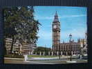 CPSM ANGLETERRE-London-Parliament Square And Big Ben - Houses Of Parliament