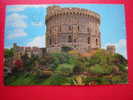 CPSM-ANGLETERRE-ROUND TOWER,WINDSOR CASTLE -VOYAGEE 1968-PHOTO RECTO /VERSO - Windsor Castle