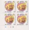 Christopher Columbus, Boat, Ship, Nina & Pinta, Discovery Of America, Block Of 4, MNH St Vincent - Cristoforo Colombo