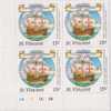 Santa Maria, Ship, Aviation, Columbus, Explorer, Block Of 4 MNH St Vincent - Christoph Kolumbus