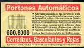 10-URUGUAY-Calendarios-Portones  Automáticos-2004   REBAJADA !!!!!! - Calendari