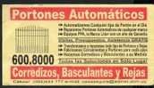 10-URUGUAY-Calendarios-Portones  Automáticos-2004   REBAJADA !!!!!! - Calendars