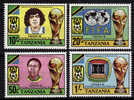 TANZANIE  N° 199/202  * *   ( Cote 11e )  Cup  1982  Football  Fussball   Soccer - 1982 – Espagne