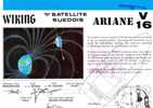 Feuillet WIKING (1° Satellite Suedois  ARIANE V 16 ) Lancement Le 21 / 2 / 1986 KOUROU  (Tirage Limité A 3500 N° Avec Pl - Sonstige (Luft)