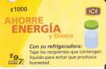 TARJETA DE COSTA RICA DE AHORRE ENERGIA - Costa Rica