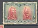 ES408-LAB093.Espagne.Spain. Pio  Xl Y Alfonso Xlll.CATACUMBAS DE SAN DAMASO EN ROMA  1928 (Ed 408*) Nuevo, Con Charnela - Unused Stamps
