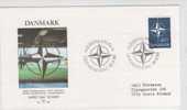 Denmark FDC 16-3-1989 NATO 40th Anniversary With Nice Cachet - NATO