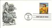 USA FDC 1994 Annie Oakley American West  Sharpshooter Exhibition Shooter Horse Horses - 1991-2000