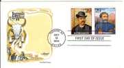 USA FDC 1994 Legends Of The American West Bat Masterson John Fremont - 1991-2000