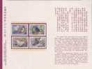 Folder Taiwan 1978 Butterflies Stamps Butterfly Insect Flower Fauna - Nuovi