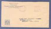 Canada CANADIAN UNDERWATERS ASSOCIATION Montreal Quebec 1944 Meter Stamp Cover To HARTFORD Conn., USA - Frankeervignetten (ATM) - Stic'n'Tic