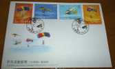 FDC 2006 Outdoor Activities Stamps Parasailing Aircraft Paragliding Hang Gliding Sport - Parachutisme