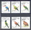 Oiseaux Perroquets Perruches  Série Complète ° Oblitérée  Laos 81 - Pappagalli & Tropicali