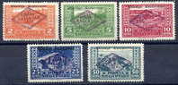 ALBANIA 1924 Opening Of National Assembly Set LHM / *.  Michel 90-94 - Albanie