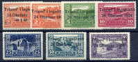 ALBANIA 1925 Return Of Government Set LHM / *. Michel 104-10 - Albania