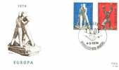 BELGIUM  1974  EUROPA CEPT FDC - 1974