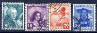 SWITZERLAND 1938 Pro Juventute Set Used, Michel 331-34 - Oblitérés