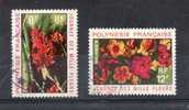 POLYNESIE Française : Journée Des Mille Fleurs : Fleur Rouge Et Hibiscus - Fleurs Diverses - Used Stamps