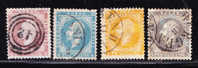 T)1856-57,NORWAY,SCN 2-5,USED,KING OSCAR I,PERF.13,CV  317 - Gebraucht