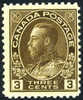 Canada #108 Mint Hinged 3c Brown George V From 1918 - Nuovi