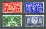 Familles Royales - Grande Bretagne - Bahrein  -  Yvert  84 / 87  ** - MNH  -  Reine Elisabeth II - Bahrein (1965-...)