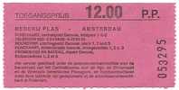 Ticket / Billet / Rederij Plas - Amsterdam : Rondvart / Roundtrip / Rundfahrt / Promenade En Bateau - [1998] - Europa