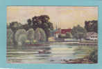 DITTON  FERRY  & " SWAN "   -  Illustrateur  -  1936  -    BELLE CARTE  - - Surrey