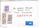 GOOD ISRAEL Postal Cover To ESTONIA 2005 - Good Stamped - Covers & Documents