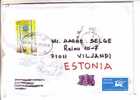 GOOD ISRAEL Postal Cover To ESTONIA 2003 - Good Stamped: Holocaust - Briefe U. Dokumente