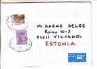 GOOD ISRAEL Postal Cover To ESTONIA 2004 - Good Stamped - Covers & Documents