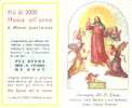 52220)calendario Immagine Del Sacro Cuore - Anno 1959 - Tamaño Pequeño : 1941-60