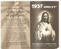 52221)calendario Pia Opera Del Sacro Cuore Di Gesù - Anno 1937 - Kleinformat : 1941-60