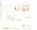 Lettre - BRESIL -  EMA - Affranchissement Machine à Affranchir - 24/12/1957 - Lettres & Documents