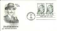 USA United States 1993 FDC Dean Acheson, Statesman Author Writer, Canceled In Washington - 1991-2000