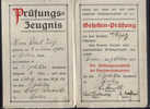 Deutschland - Prüfungszeugnis 1923 - Optiker  -2/scans - Diplômes & Bulletins Scolaires