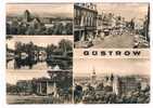 D1357   GÜSTROW :  Gruss Aus (5-picture Postcard) - Guestrow