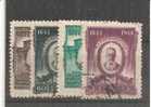 52279)n°4 Valori Russi 1944 - Cent. Nascità Rimski - N°960-63 - Usati - Collections