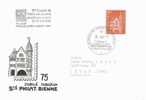 Schweiz 1964 -Brief Mit Stempel 74 Congres De Union Biel   130 Rp. Frankiert - Lettres & Documents