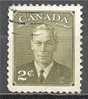 1 W Valeur Oblitérée Used - CANADA  * 1949 - N° 1016-2 - Used Stamps